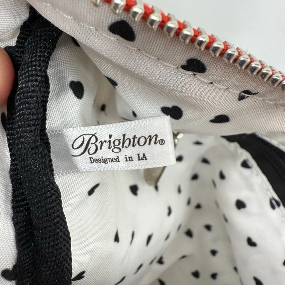 Brighton Spotted Love Swing Bag Leopard Print Crossbody Adjustable Strap OS